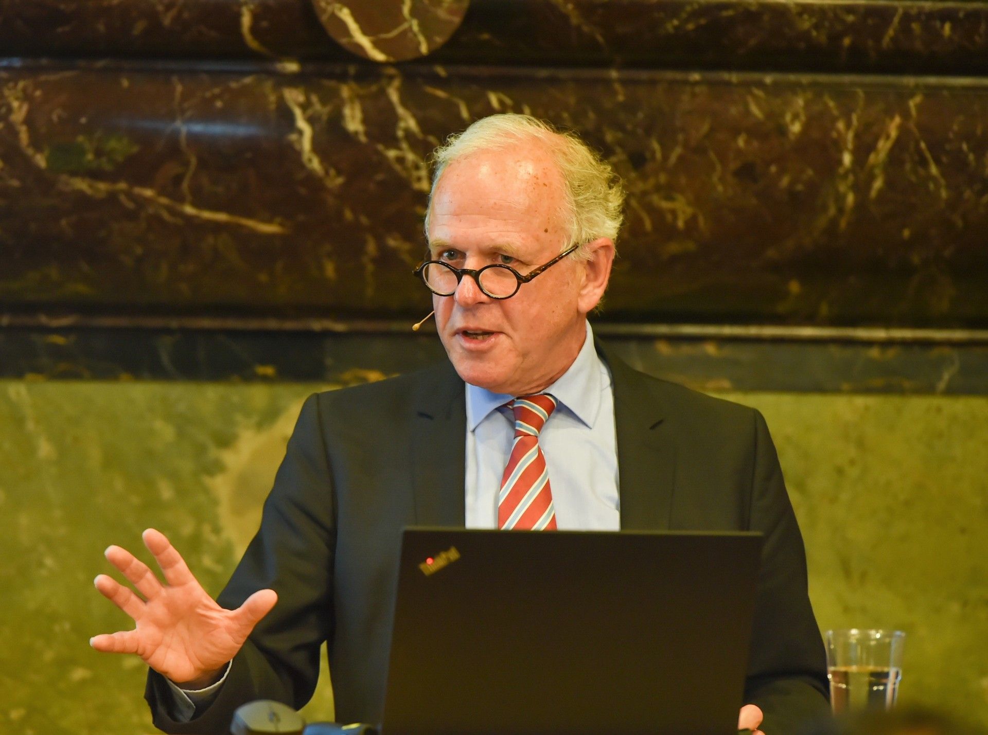 Nederland, Bergen NH 12 juli 2022 Berend van de Kraats oud-onderzeebootcommandant. Foto: Bianca Sistermans